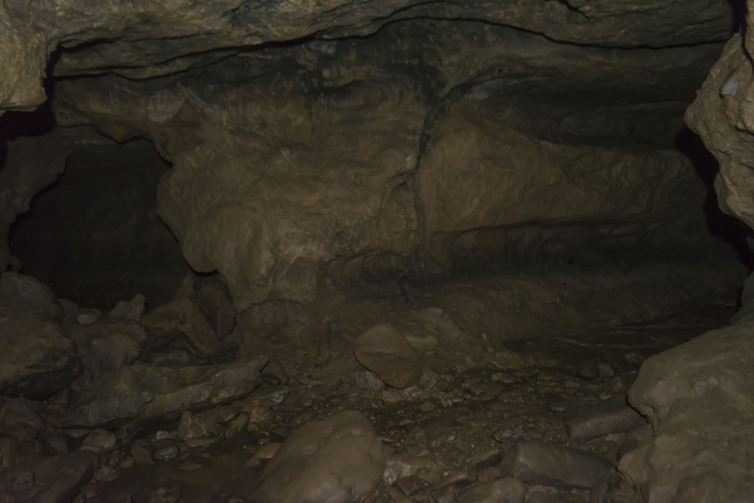Развилка в Большой Фанагорийской пещере
